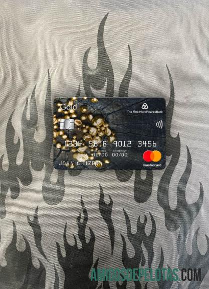 Tajiquistão O primeiro banco de microfinanças (FMFB) Mastercard Gold Photolook Front baixar para verificação